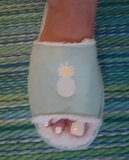 wardrobe ~ footwear slides tropical