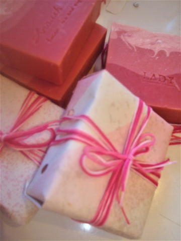 Anoush botanicals and organics Lady Soap Bars gift wrapped