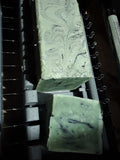 Anoush botanicals and organics very pine thank you spa soap bars on cutter