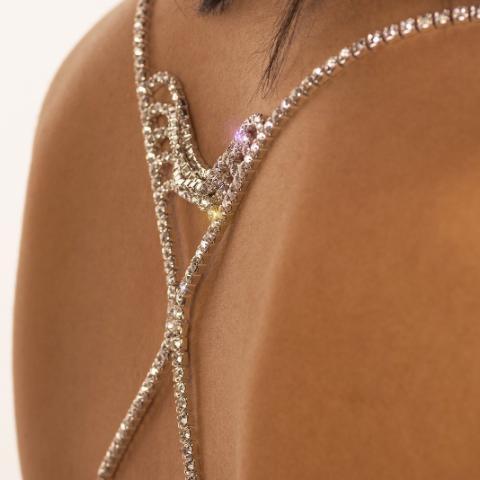 bling ~ sexy straps criss cross