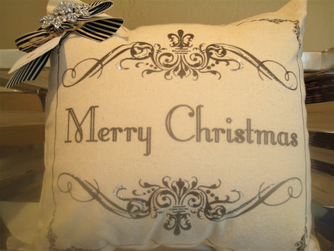 z gift ~ pillow merry christmas
