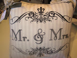 pillow ~ mr & mrs