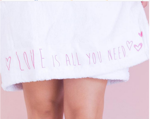 wardrobe ~ spa wrap love is all you need
